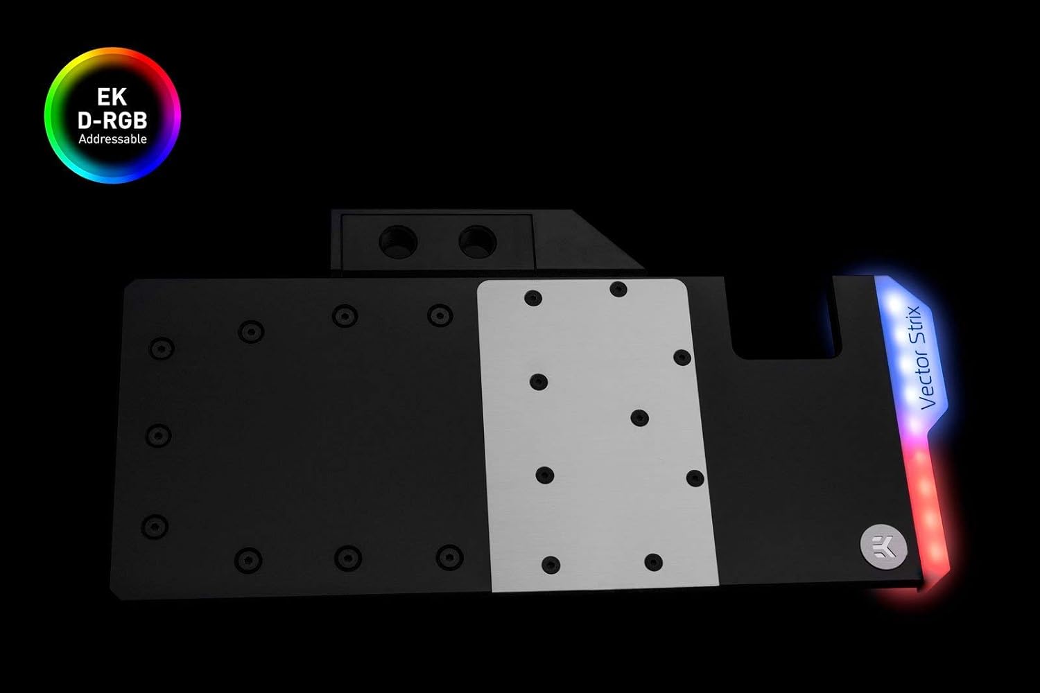 EKWB EK-Quantum Vector Strix RTX 2080 Ti GPU Waterblock, Digital RGB, Nickel/Acetal