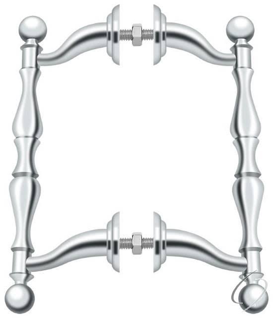 Deltana Back-to-Back Off-Set Handle Pull Polished Chrome OHP620U26