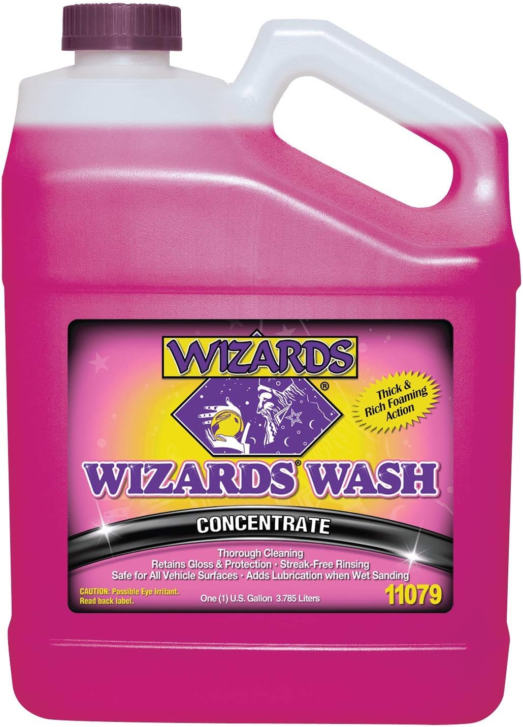 WIZARDS - Wizards Wash Long Lasting Foam for All Types of Exterior Vehicle Surfaces (1 Gallon) Pack of 2
