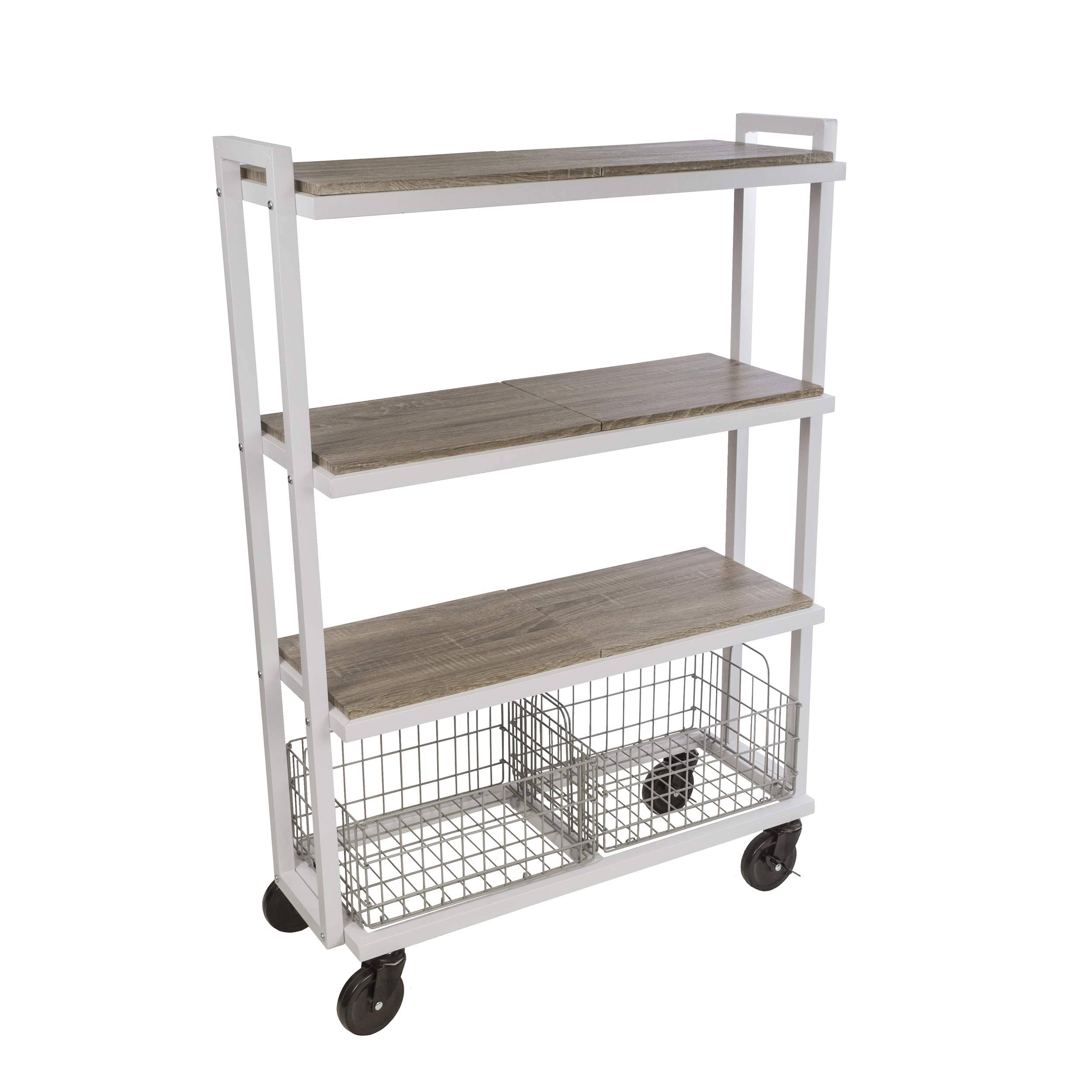 Urb Space 4-Tier Cart System - White