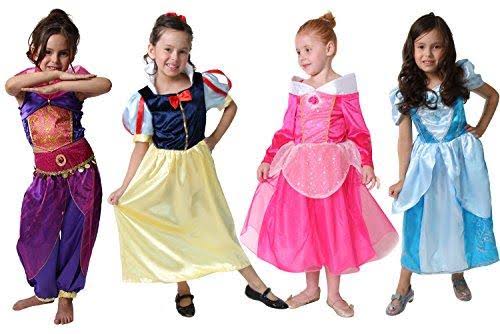 Classic Storybook Princess Dress 4 Pack Set