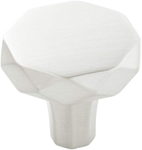 Hickory Hardware H077839SN-10B Karat Collection Knob 1-1/4 Inch Diameter Satin Nickel Finish (10-Pack) Pack of 2