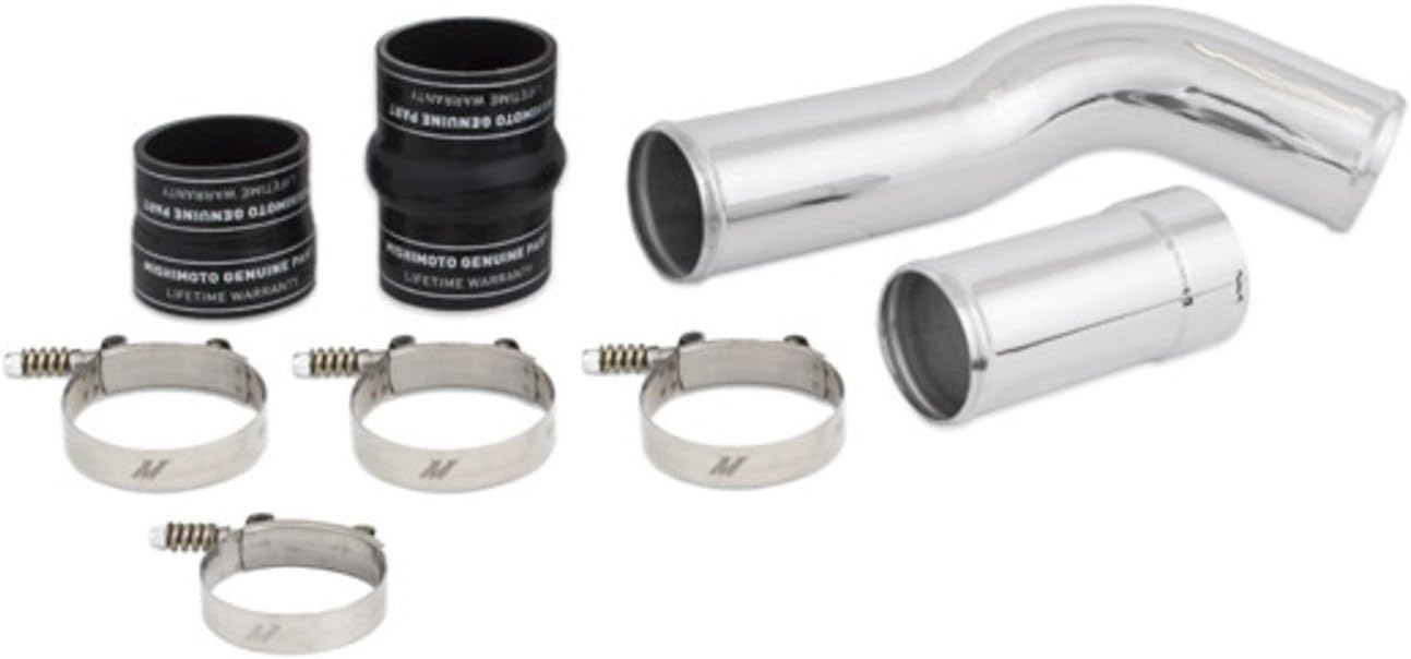 Mishimoto MMICP-F2D-11HBK Intercooler Pipe Kit Compatible With Ford 6.7 Powerstroke 2011-2016 Black