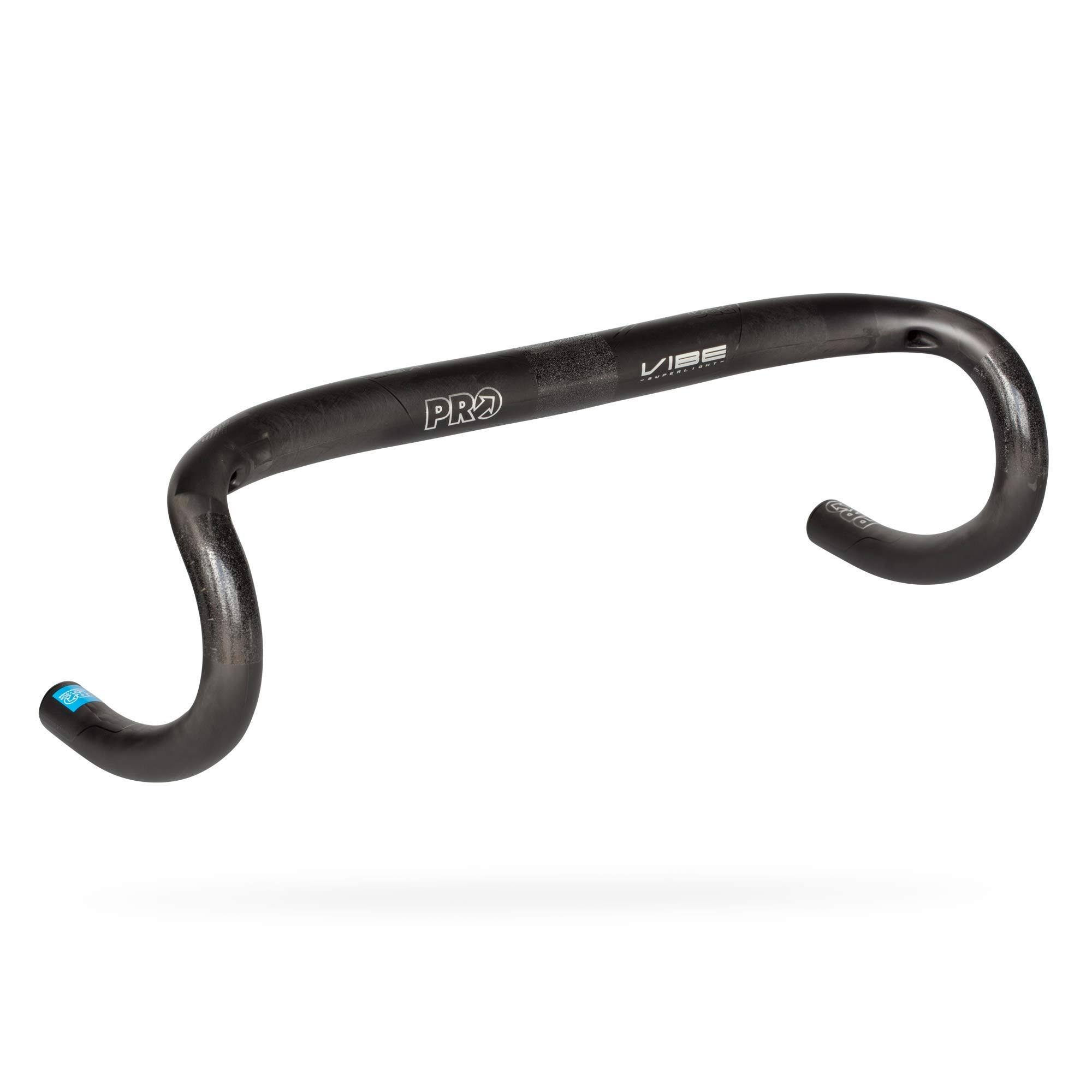 Pro Vibe Superlight Compact Carbon Handlebar - 40cm - Black