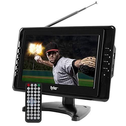 Tyler TTV703 10x22 Portable Widescreen LCD TV with Detachable Antennas, Usb/sd Card Slot, Built in Digital Tuner, and AV Inputs