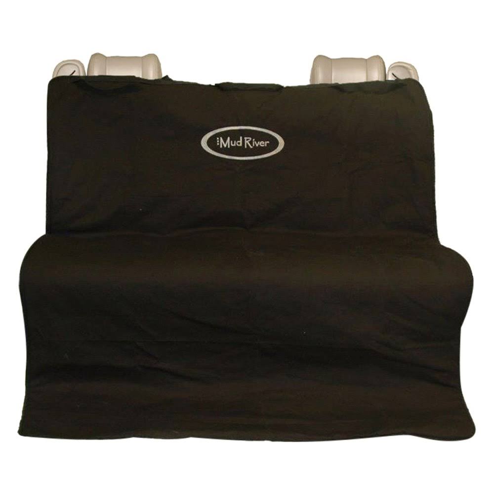 Mud River Two Barrel Double Seat Cover - Black