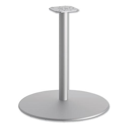 HON Between Round Disc Base for 42x22 Table Tops, Black Mica