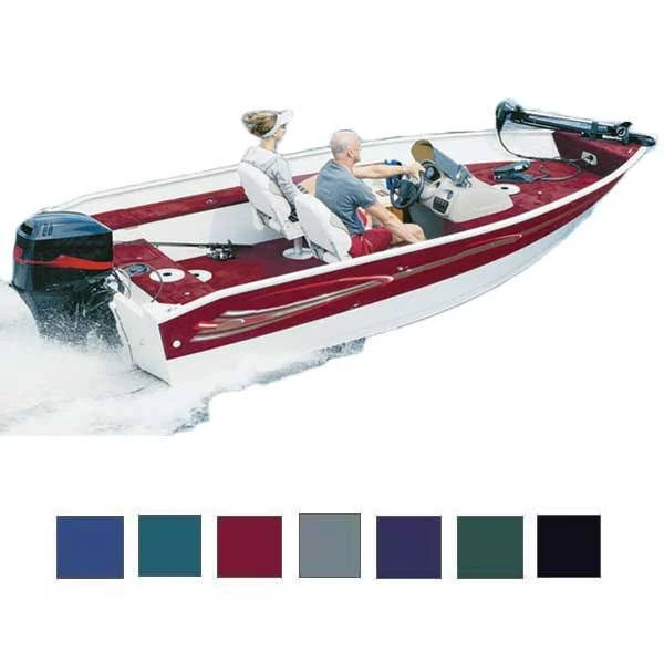 Taylor Made V-Hull Fishing Boat COVER, OB, Black, Hot Shot, 15&5x22-16&4