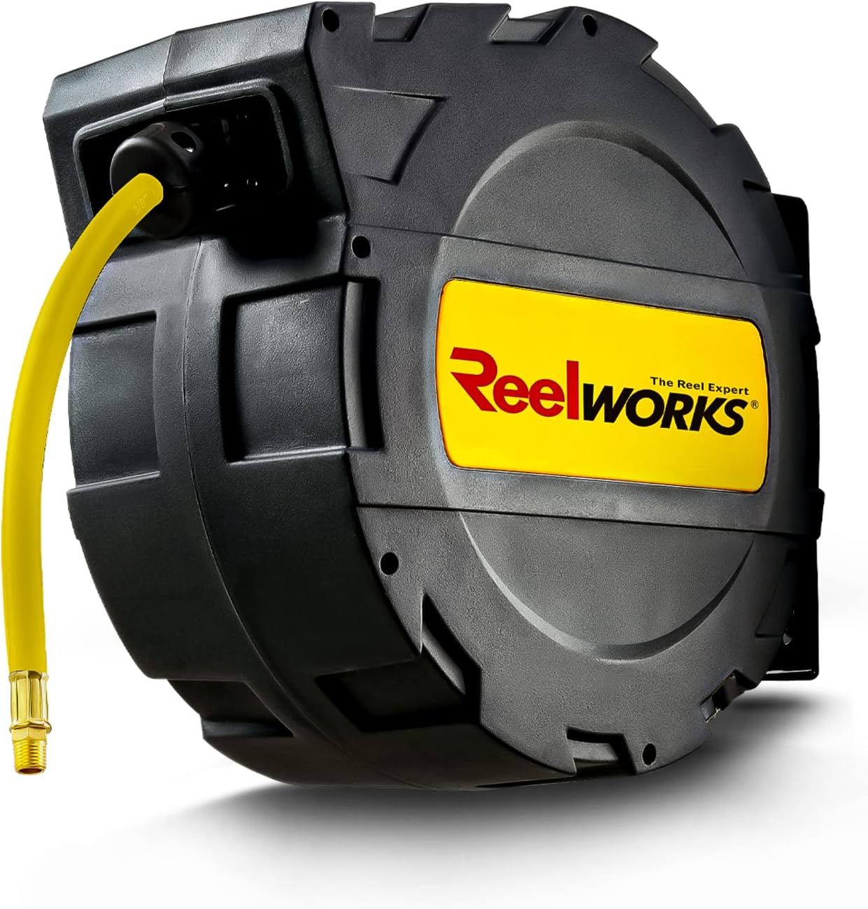 ReelWorks Air Hose Reel Retractable Auto Rewind 3/8