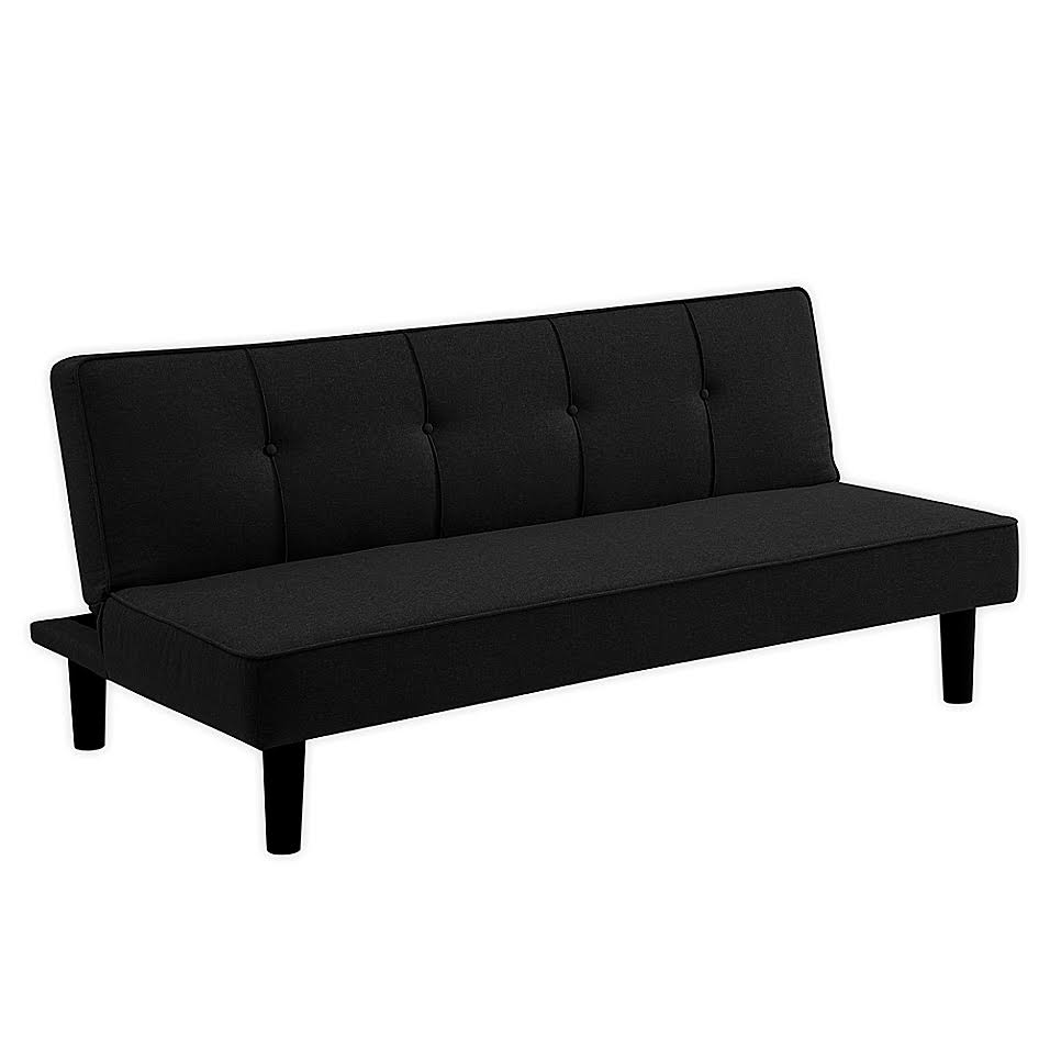 Lifestyle Solutions Serta Perry 3-Seat Sofa in Black