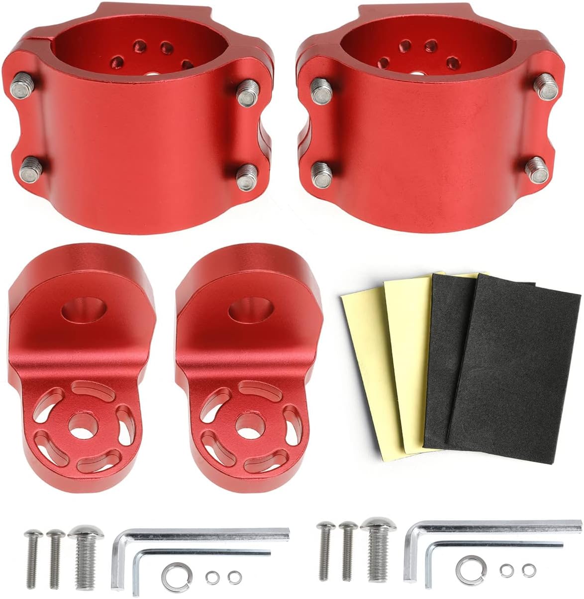 UTV Whip Mount 1.75 to 1.85 inch Roll Bar Flag Mount Bracket for Polaris RZR 900 1000 XP Pro for Can Am Marverick X3 Commander Set of 2