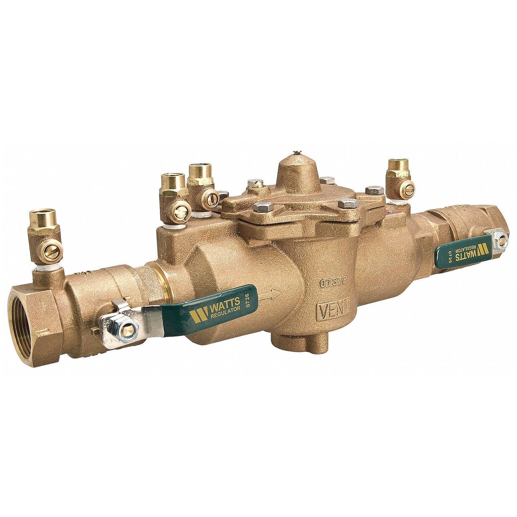 Watts 11/2 LF 009QT Reduced Pressure Zone Backflow Preventer