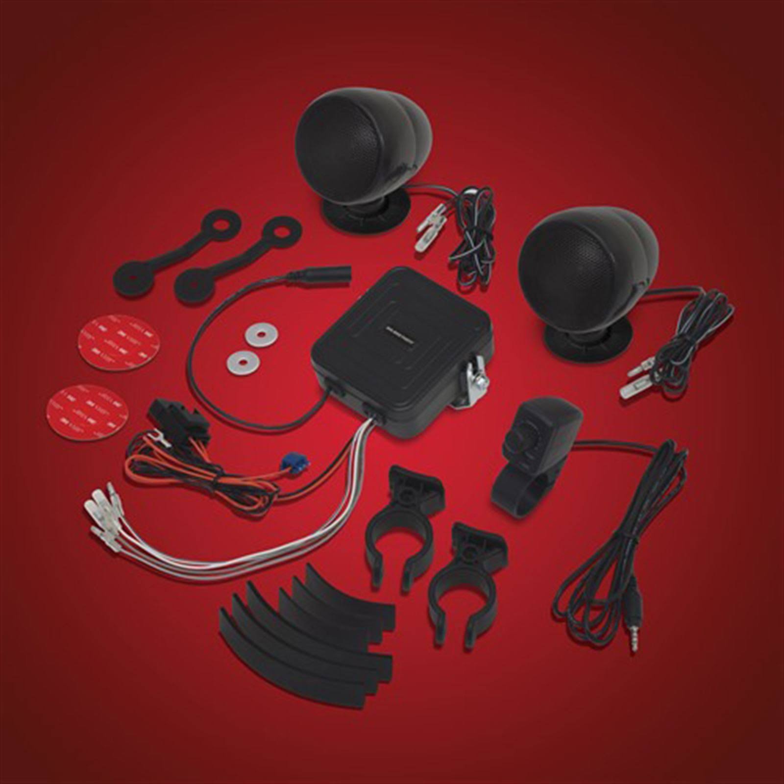 Big Bike Parts 13-250BK Sound System Black