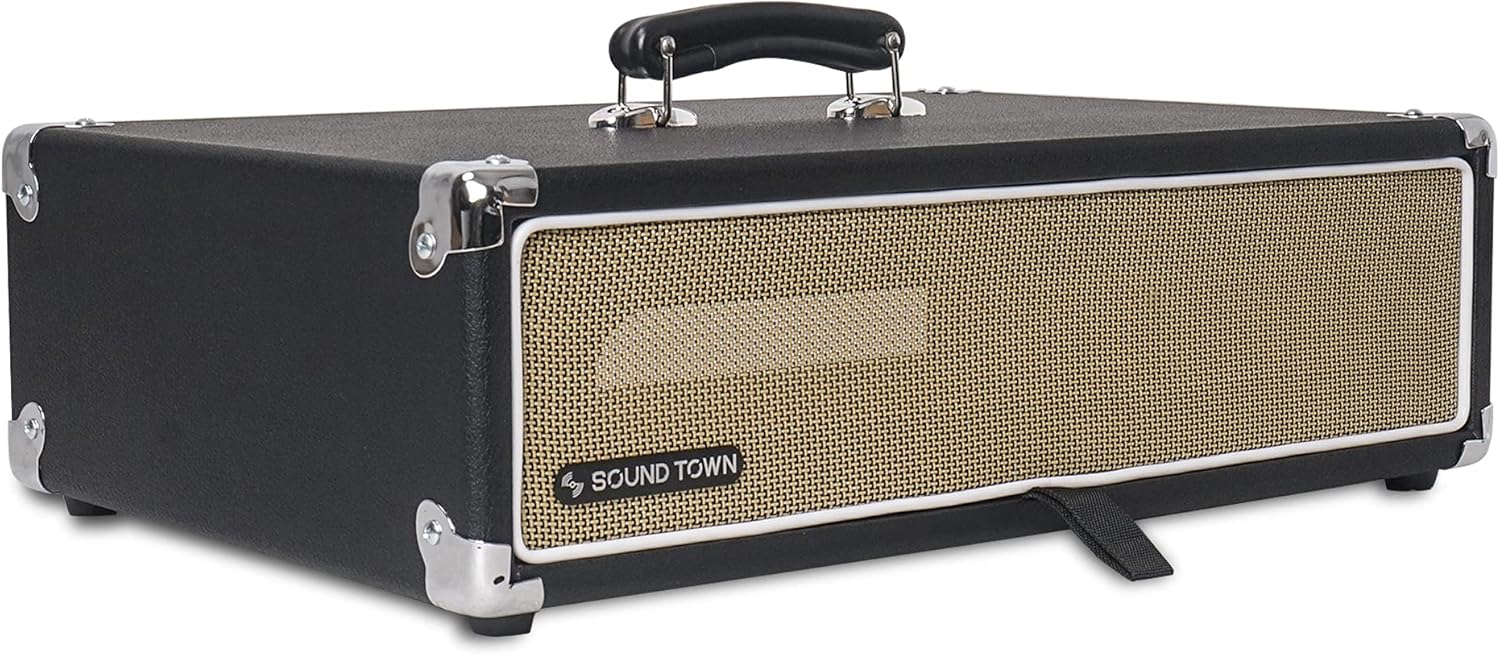 Sound Town Vintage 2U Amp Rack Case, 12.5