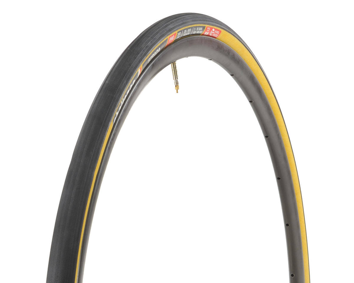 Challenge Strada Pro Black/Tan Clincher Tire 700x25