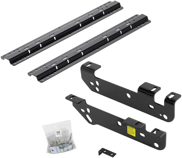 Draw-Tite Fifth Wheel Hitch Mounting System Custom Install Kit For Ford F-250/F-350/F-450 Super Duty 2011-2016 w/Rails | Black Powder Coat