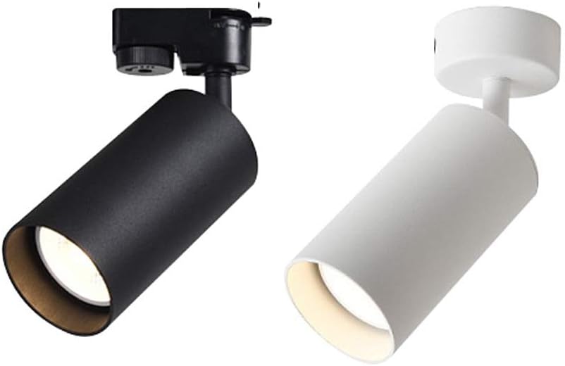 LED Spotlights, Clothing Store Background Wall Spotlight 7W Gold Wall Mounted Ceiling Spotlight,Black