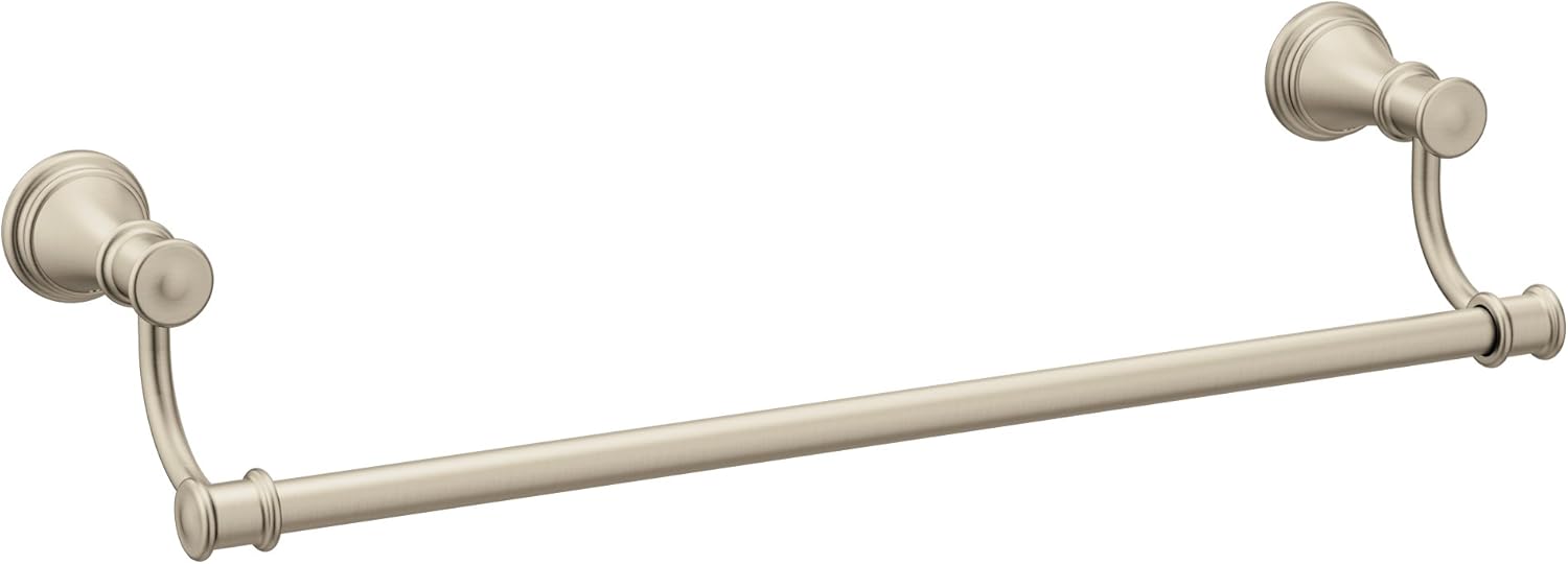 Moen YB6424CH Belfield 24-Inch Bathroom Towel Bar, Chrome Pack of 2