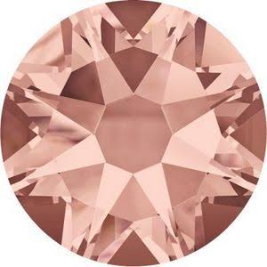 Swarovski 2058 9ss(~2.65mm) Xilion Flatback Blush Rose (1440 Pieces)