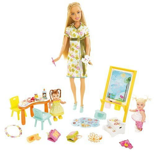 Mattel Barbie I Can Be Art Teacher Playset