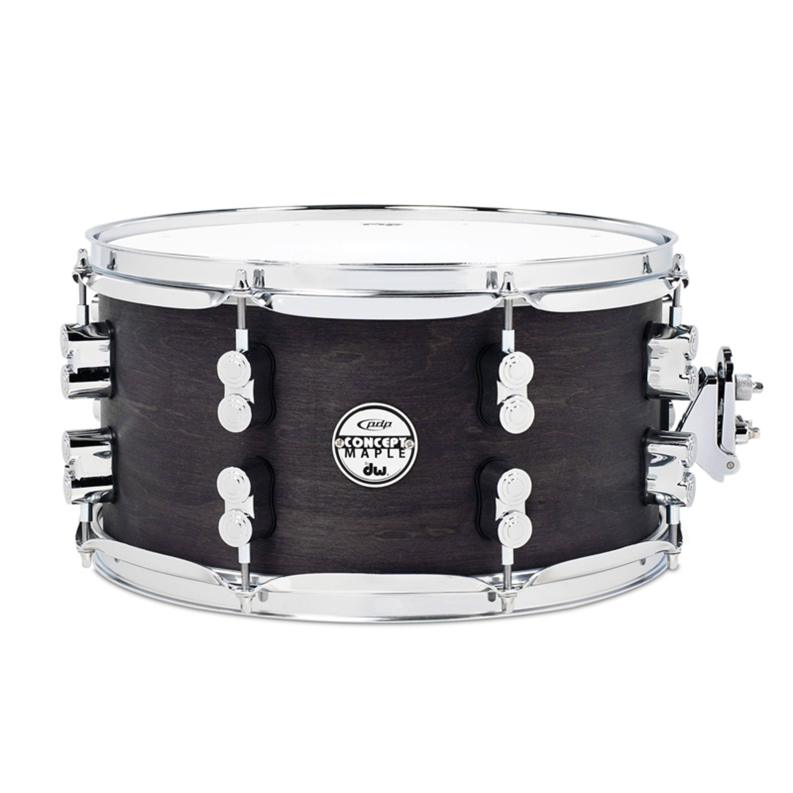 PDP Black Wax Maple Snare Drum 13x5.5 inch
