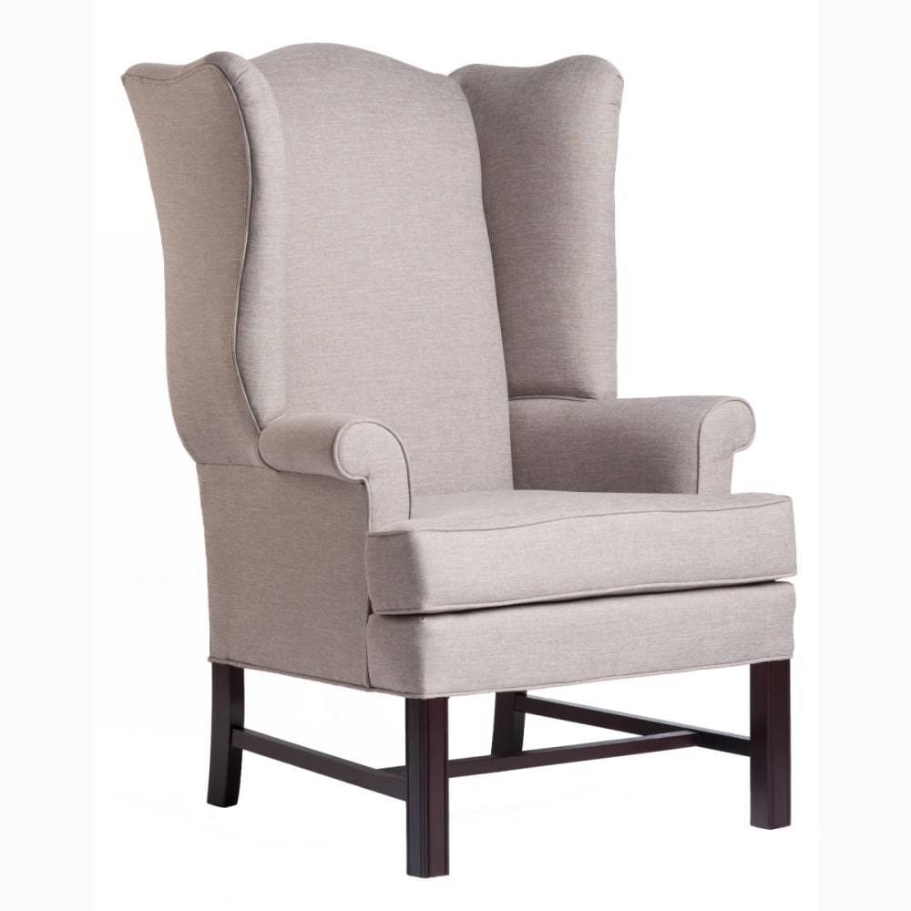 Comfort Pointe Chippendale Wingback Chair; Ocean