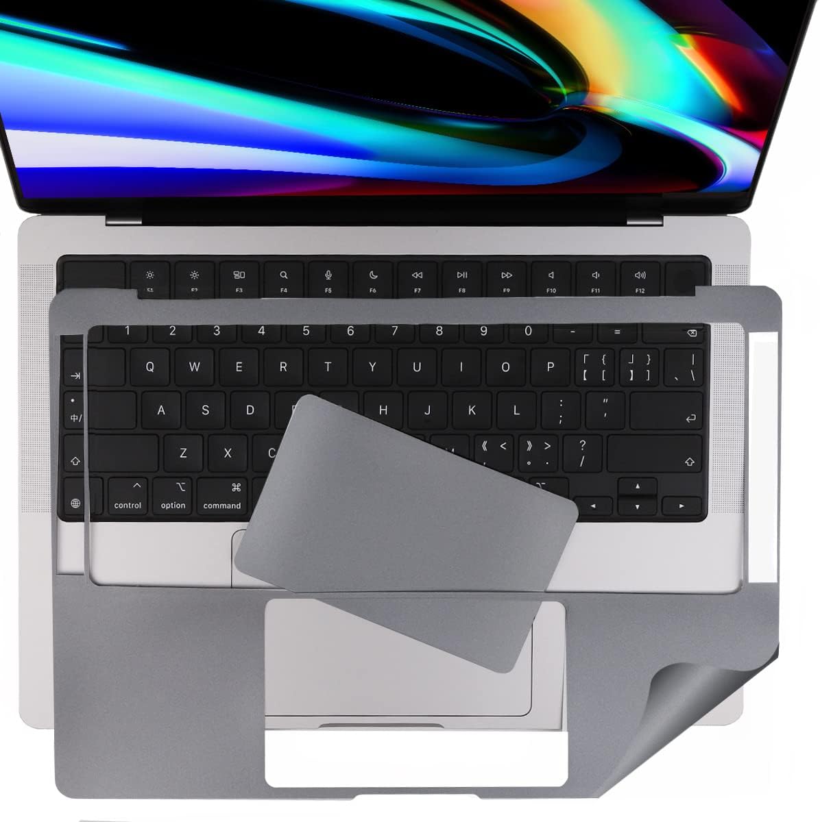Mektron for MacBook Pro 16 Inch 2021 Release Model A2485, Trackpad Protector Palm Rest Sticker Wrist Rest Cover Touchpad Cover Compatible with MacBook Pro 16.2