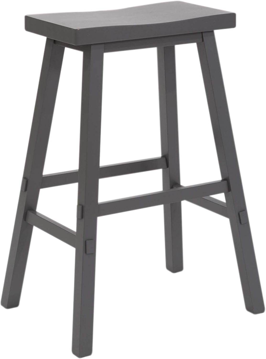 Liberty Furniture INDUSTRIES Creations II 24 Inch Sawhorse Counter Stool- Gray Pack of 2