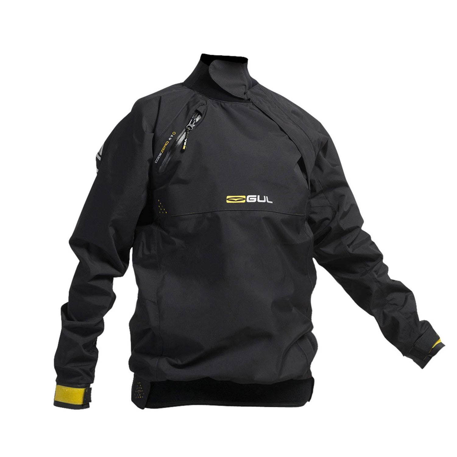 Gul Junior Code Zero Taped Spray Top 2021 - Black