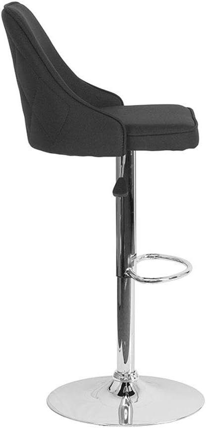 Flash Furniture Black Fabric Barstool