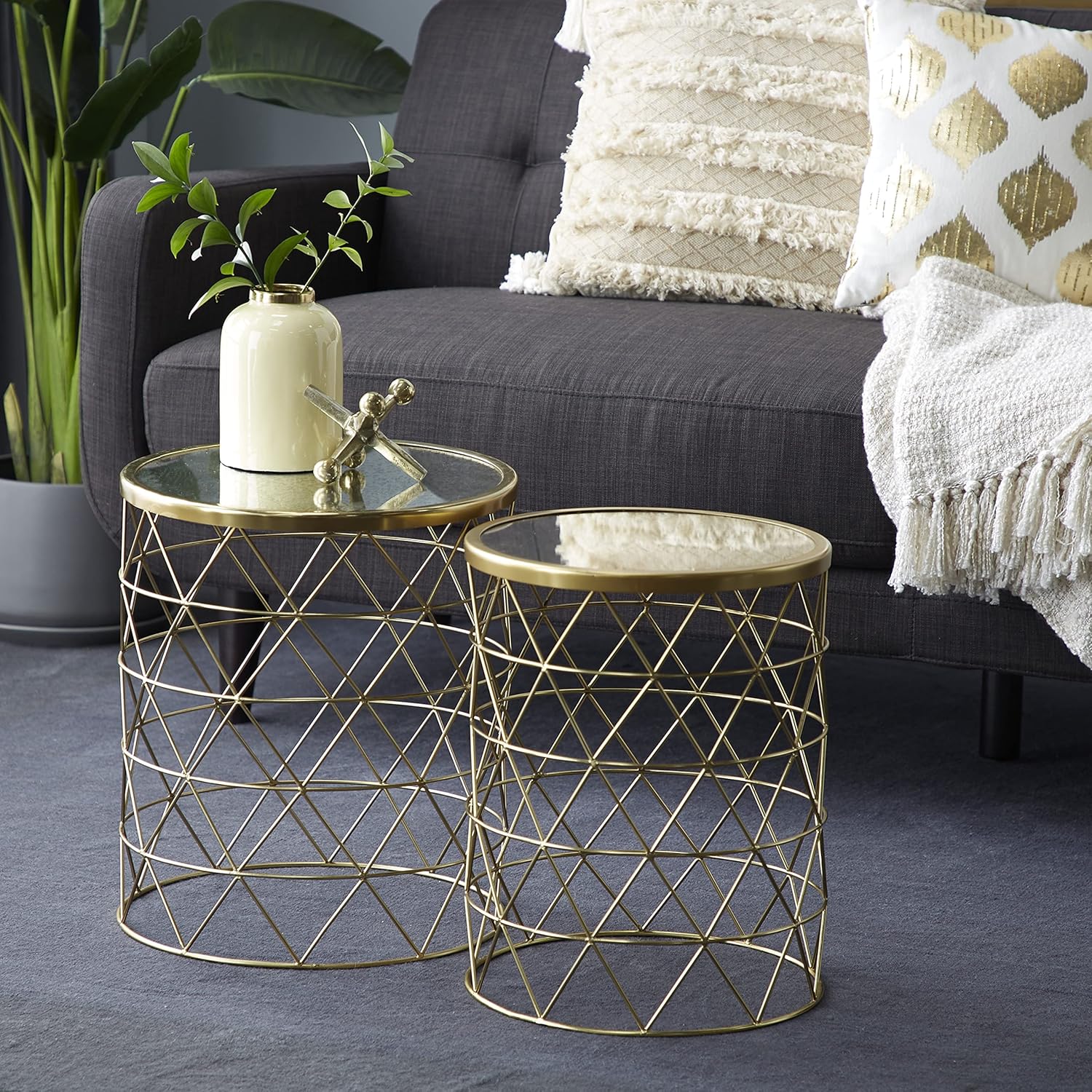 Deco 79 Accent Table, S/2 16