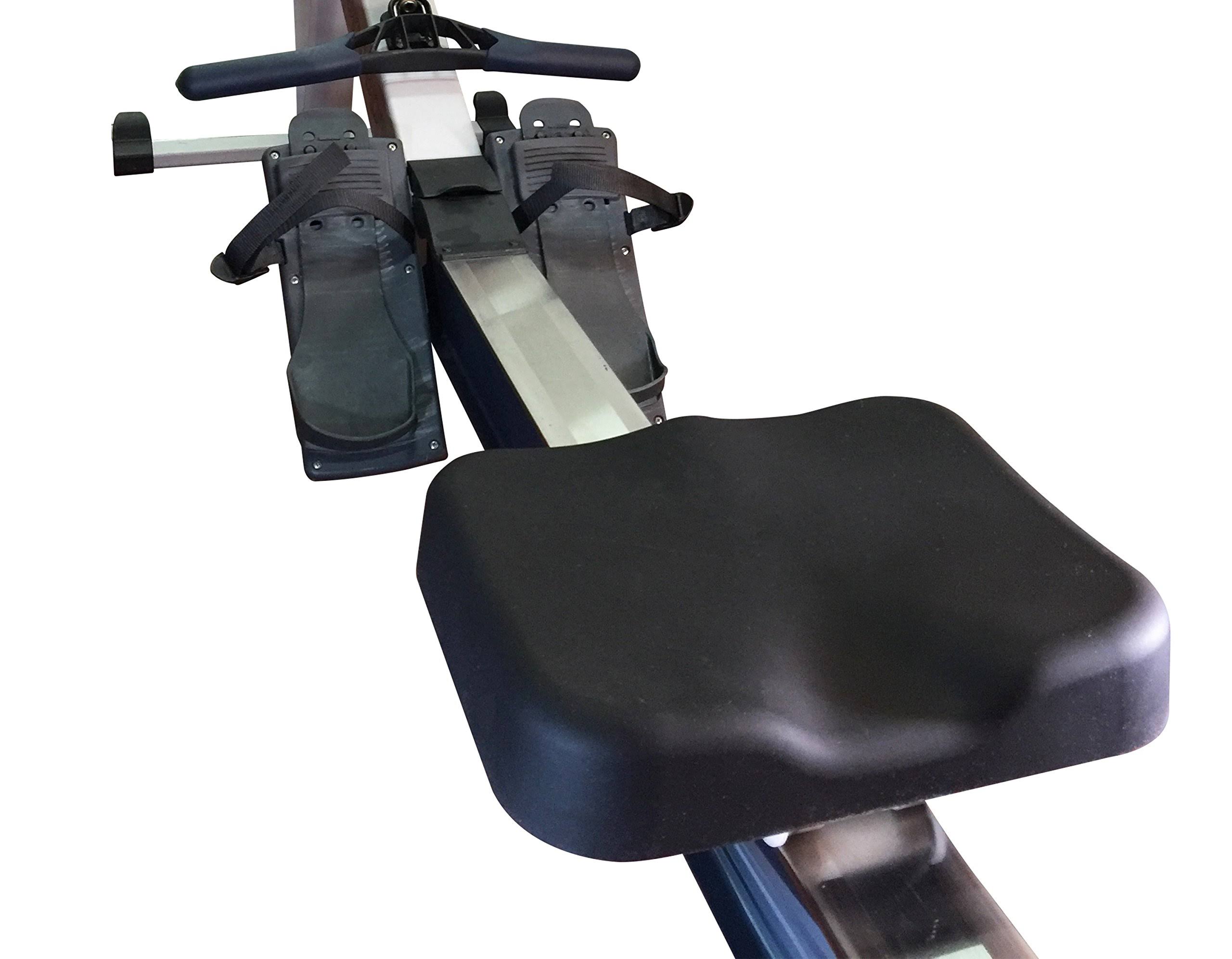 Vapor Fitness Rowing Machine Seat Cover Designed for Concept 2 Rowing Machine (Black)