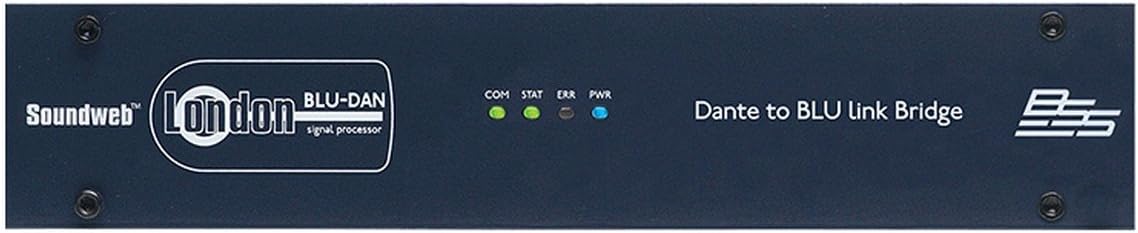 BSS BLU-DAN | 256 Channel Low Latency Half Rack Dante BLU Link Bridge Signal Processor