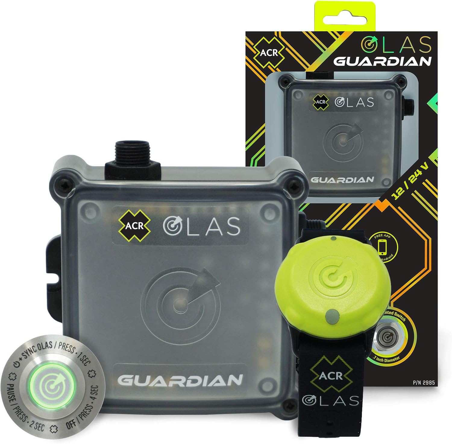 ACR OLAS Guardian | Wireless Engine Kill Switch and Man Overboard (Mob) Alarm System