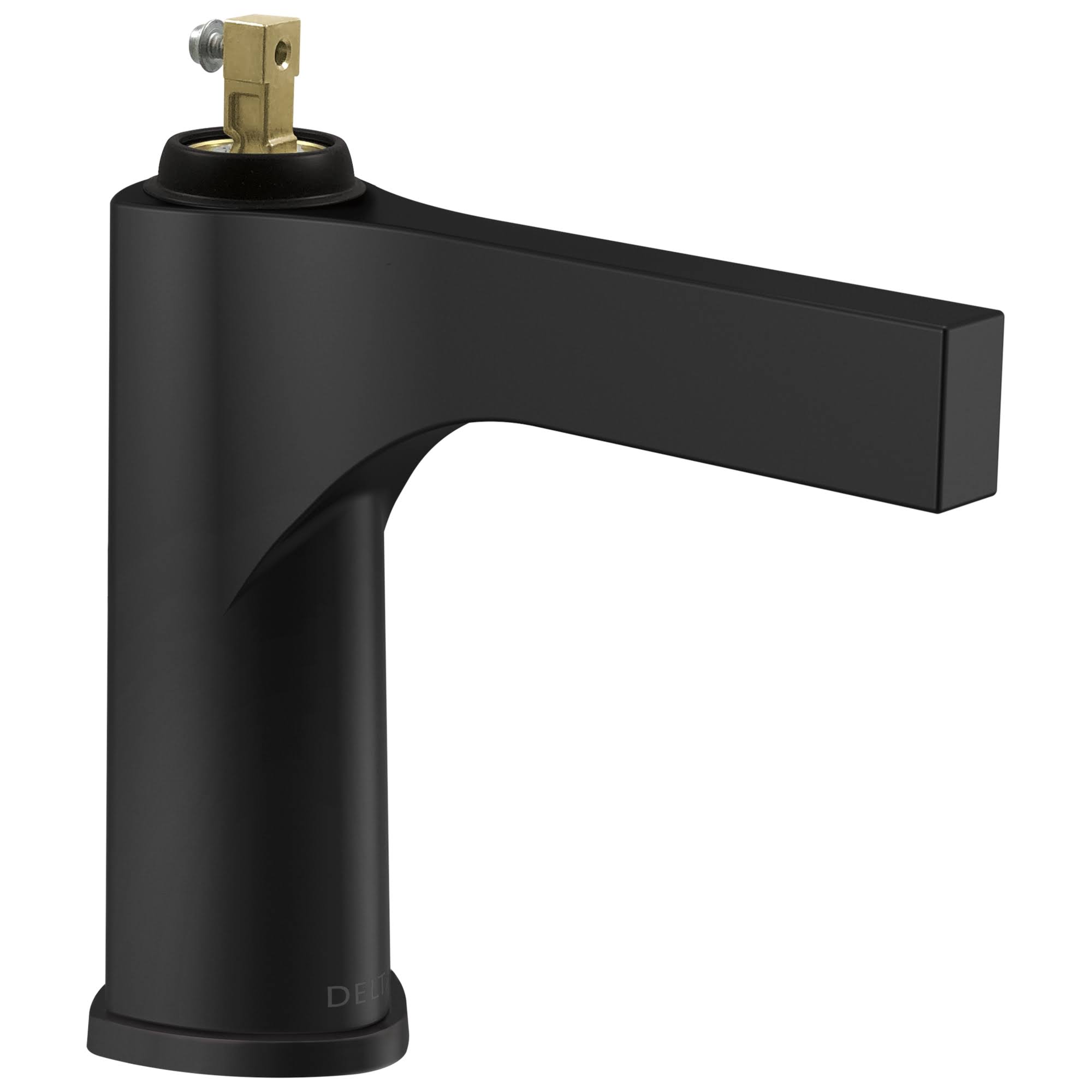 Delta Zura 574-BLLPU-LHP-DST Single Handle Bathroom Faucet - Less Handles Matte Black
