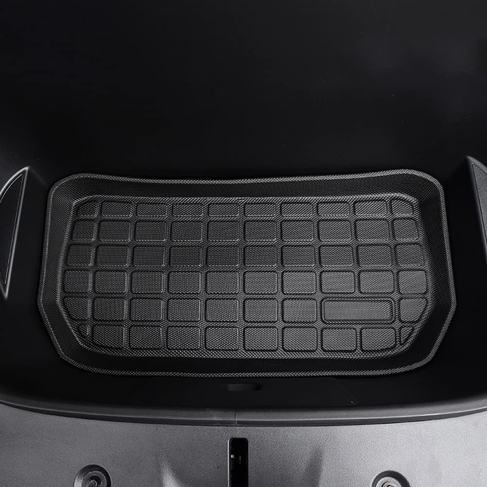 CENFUN for Tesla Model Y All Weather Cargo Liner Mat，TPE Trunk and Storage Mats Interior Accessories (A Set of Three) Fit 2020-2022Model Y