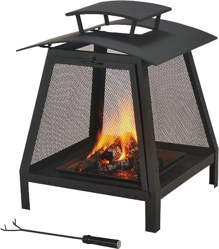 Fireplace Outdoor 21-3/4 in