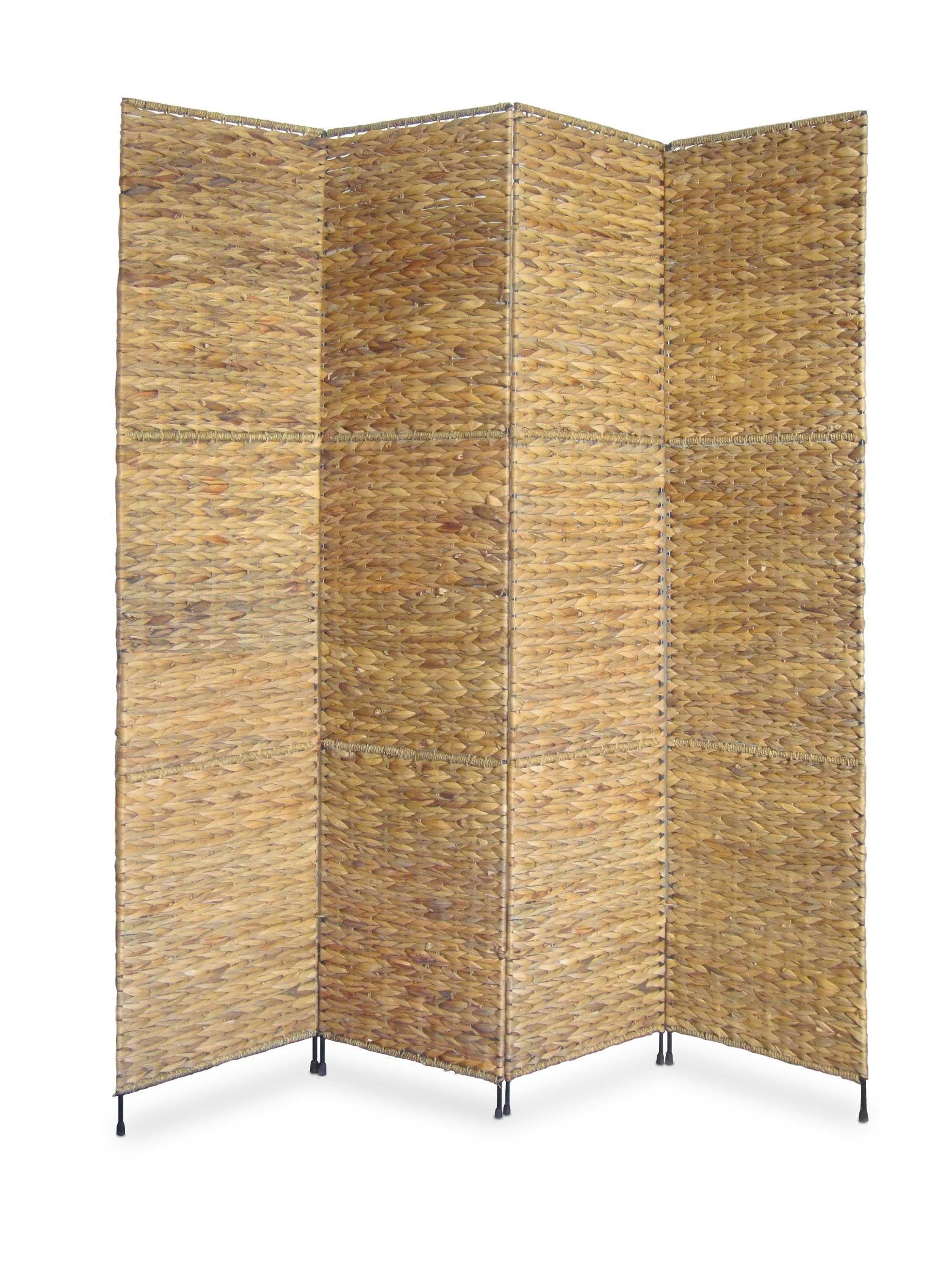 Jakarta Water Hyacinth Room Divider, Brown