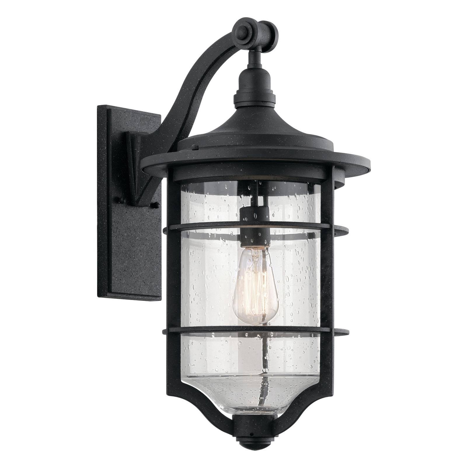Kichler Lighting 49128DBK Royal Marine Outdoor Wall Light, Distressed Black