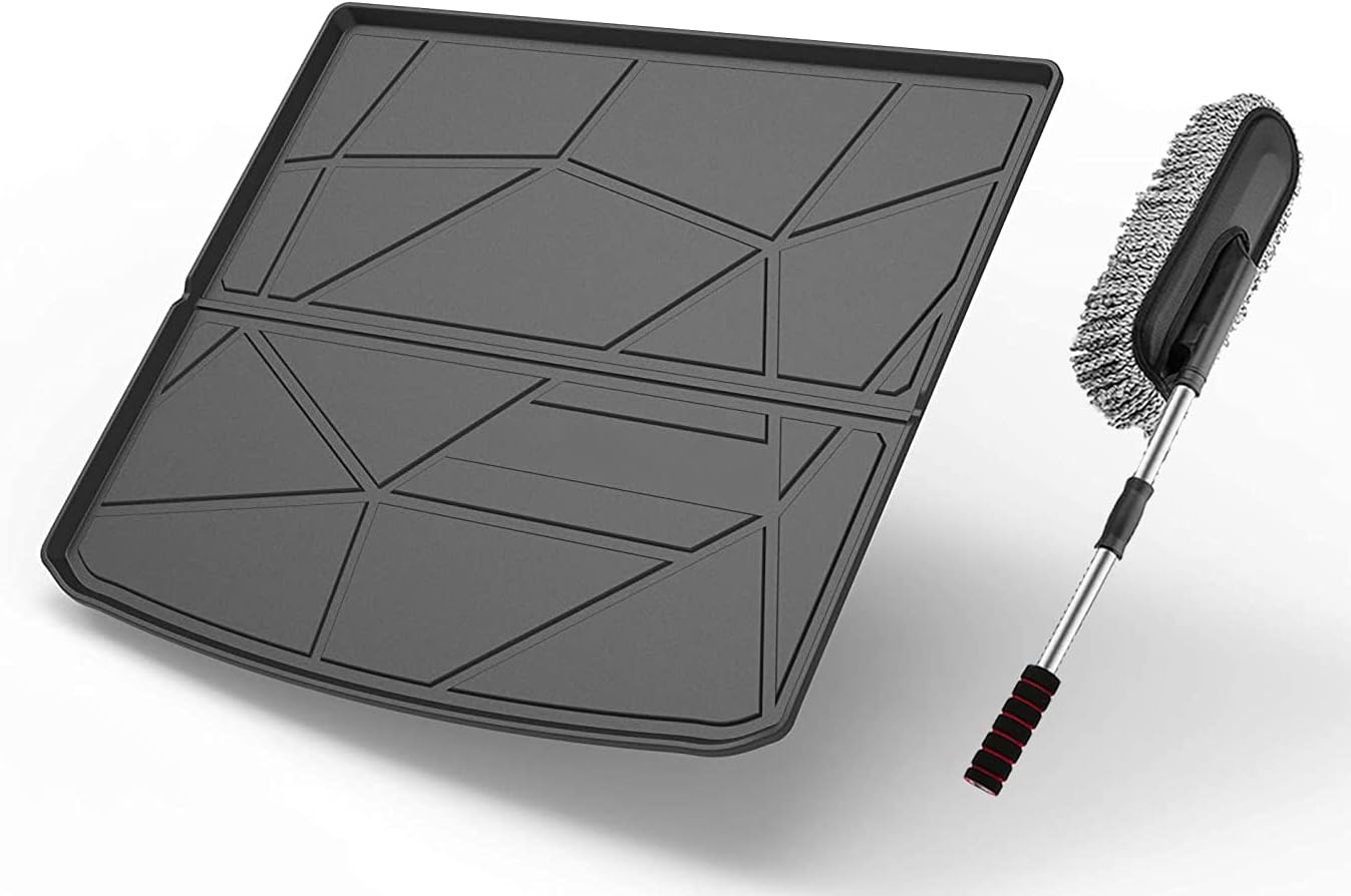 Premium FlexTough All-Protection Cargo Mat Liner , Heavy Duty Trunk Liner for Jeep Cherokee 2014-2020 , &ndash;w/Traction Grips & Fresh Design 101*87 (for Jeep Cherokee 2014-2020)