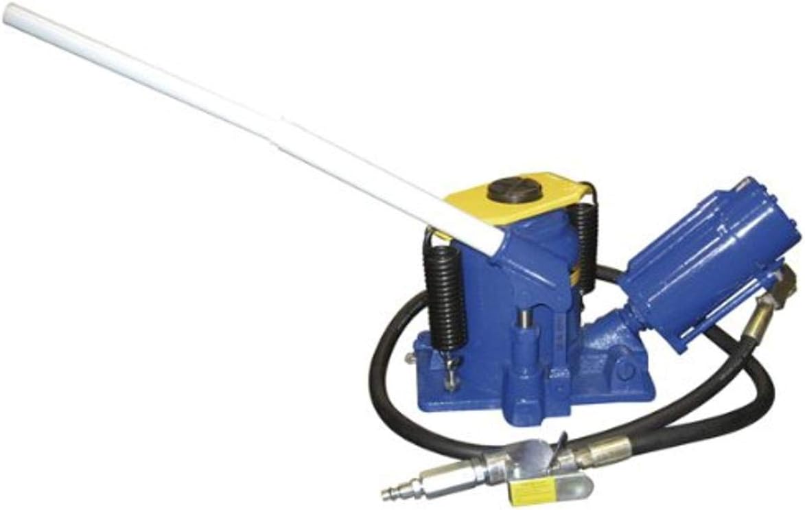 Astro Pneumatic (5304) Low Profile Air/Manual Bottle Jack - 20 Ton Load Capacity