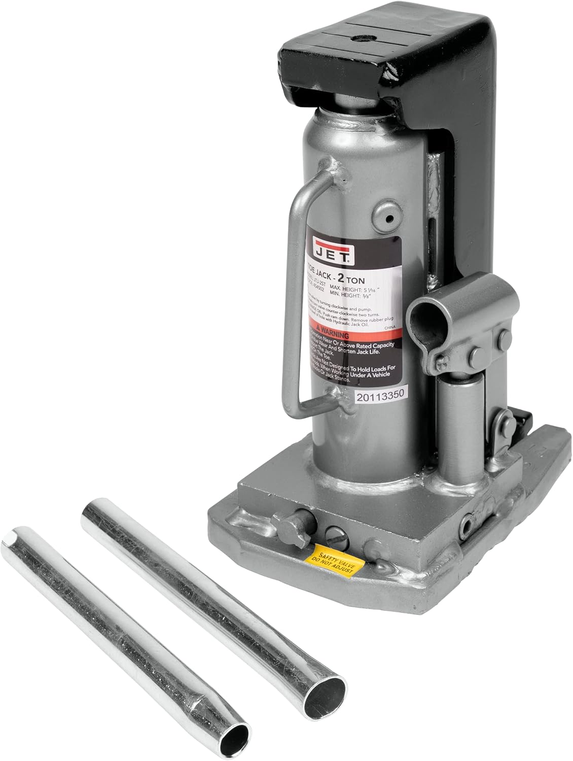 Jet Tools - JTJ-2ST, 2T Toe Jack (454502)