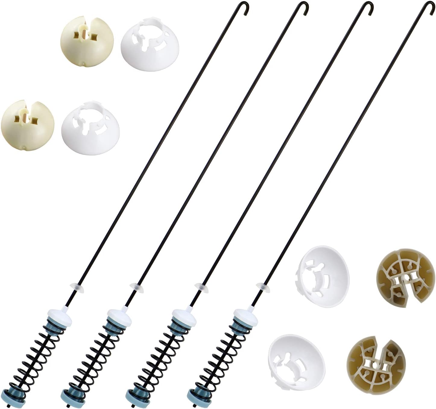 W10780044 suspension rod Compatible with Whirlpool Maytag Kenmore Amana Crosley Inglis WTW4900BW0 WTW5500BW0 MVWC415EW0 11021492310 Pack of 2