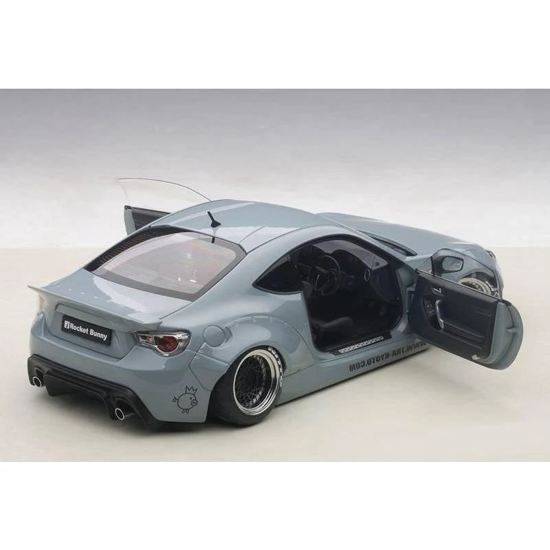 AUTOart Rocket Bunny Toyota 86 Concrete Grey with Black Wheels 1/18 Model Car