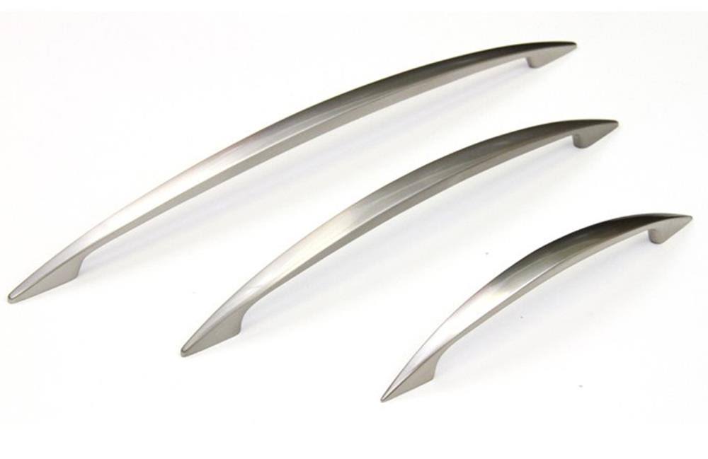 Kingsman Hardware Arch Series 20-Pack 10-in Center to Center Brushed Nickel Arch Bar Drawer Pulls | 853-12-20