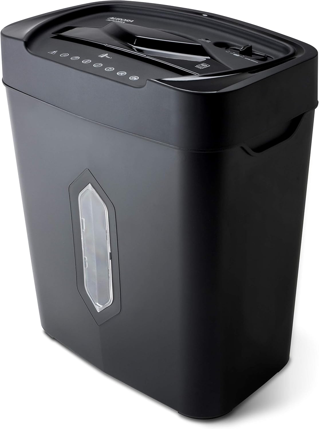 Aurora AU1220XA 12 Sheet Crosscut Paper and Credit Card Shredder with 5.2 gal Wastebasket Pack of 2