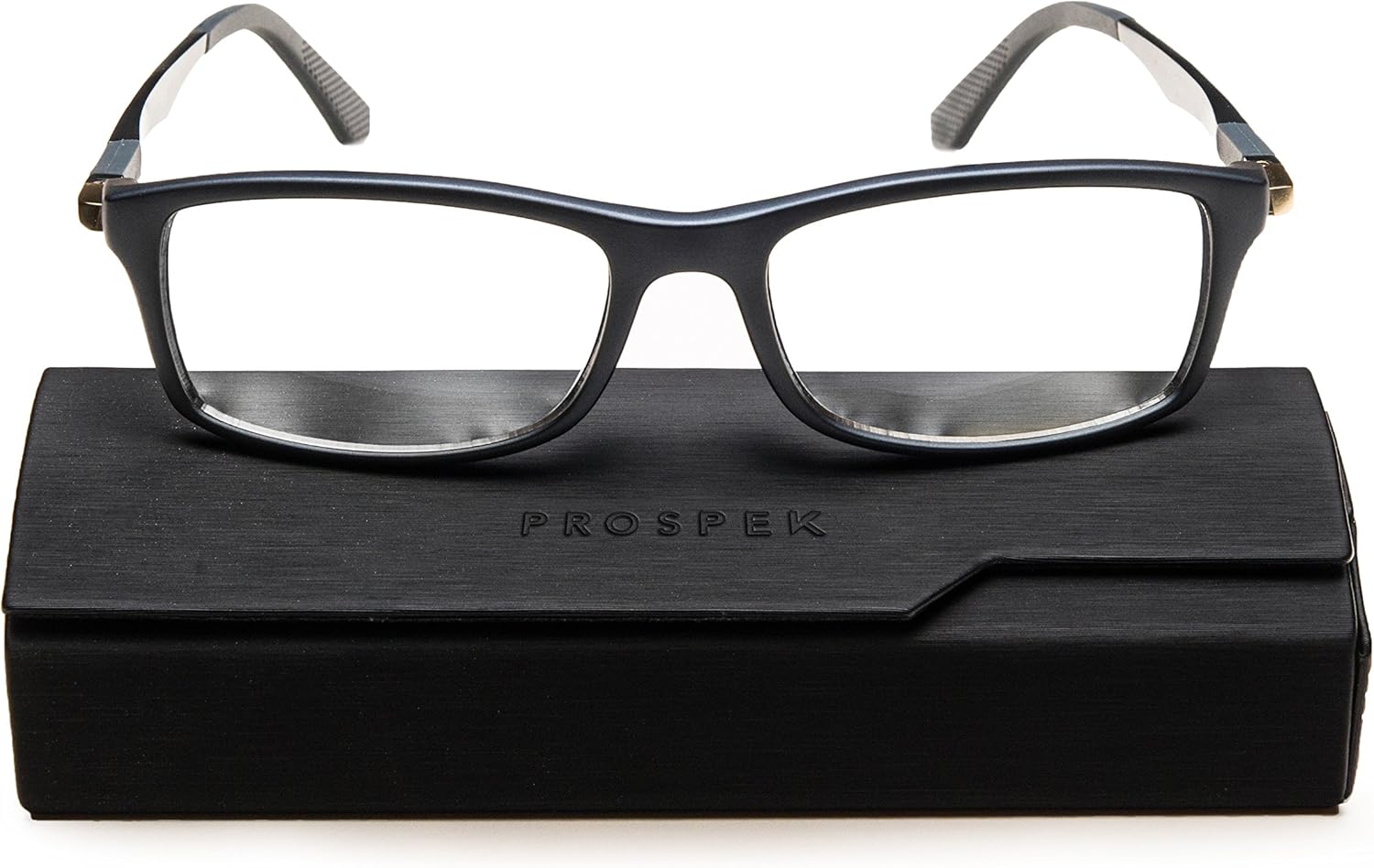 PROSPEK Blue Light Blocking Glasses Dynamic +0.0 Magnification - Anti Blue Light Glasses - Large Size Pack of 2