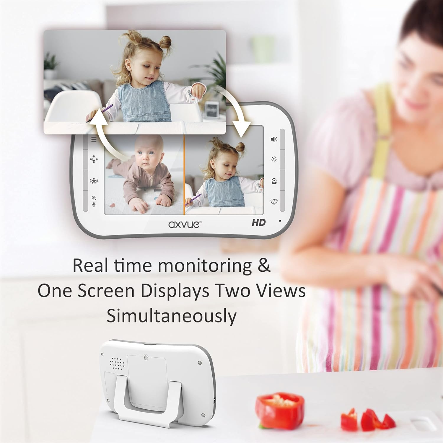 [HD] Video Baby Monitor, AXVUE 720P 5