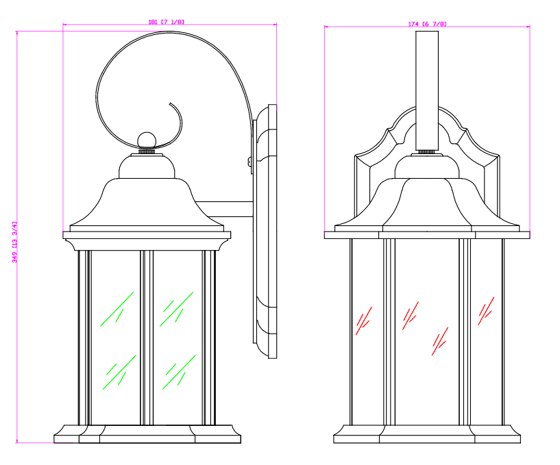 Hardware House LED Lantern - Textured Black