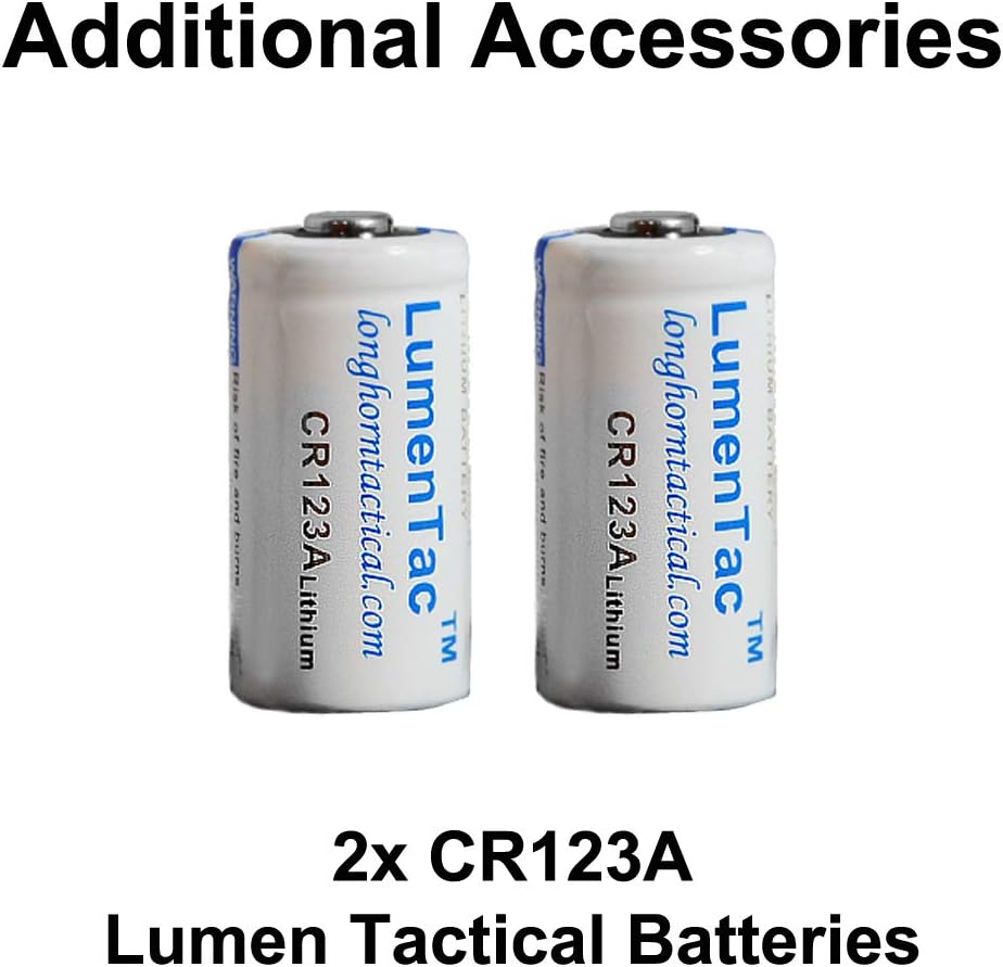 Fenix PD35 V2.0 1000 Lumen LED Flashlight with 2X LumenTac CR123A Batteries Pack of 2